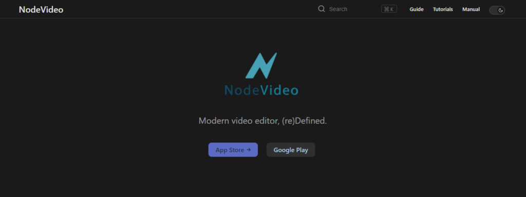 node video editor