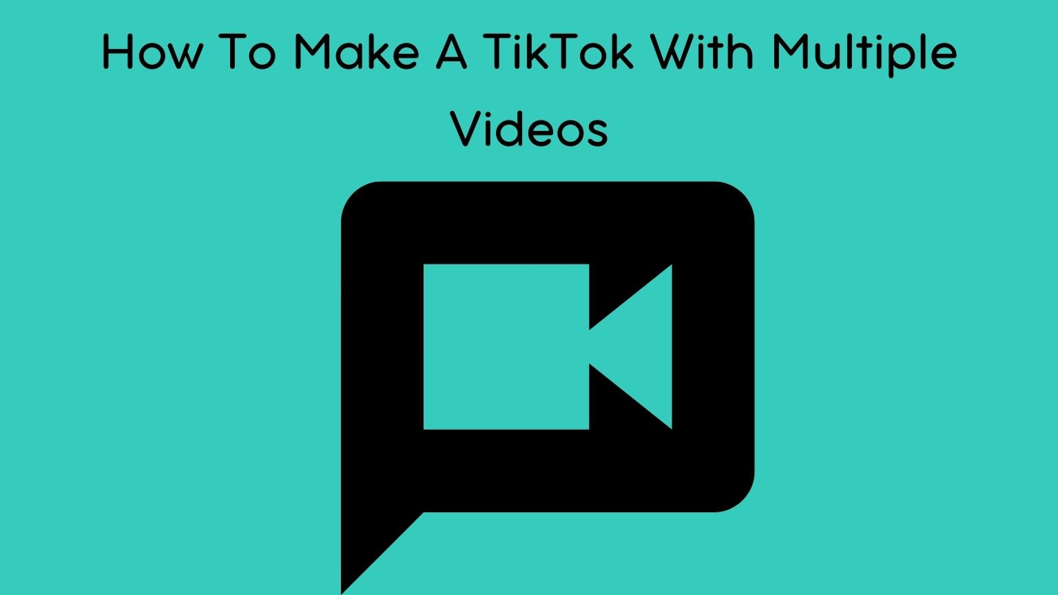 How To Make A TikTok With Multiple Videos