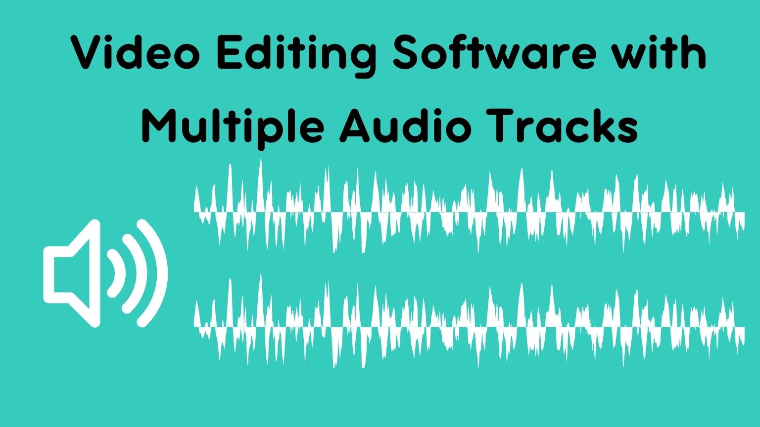 Video Editing Software with Multiple Audio Tracks