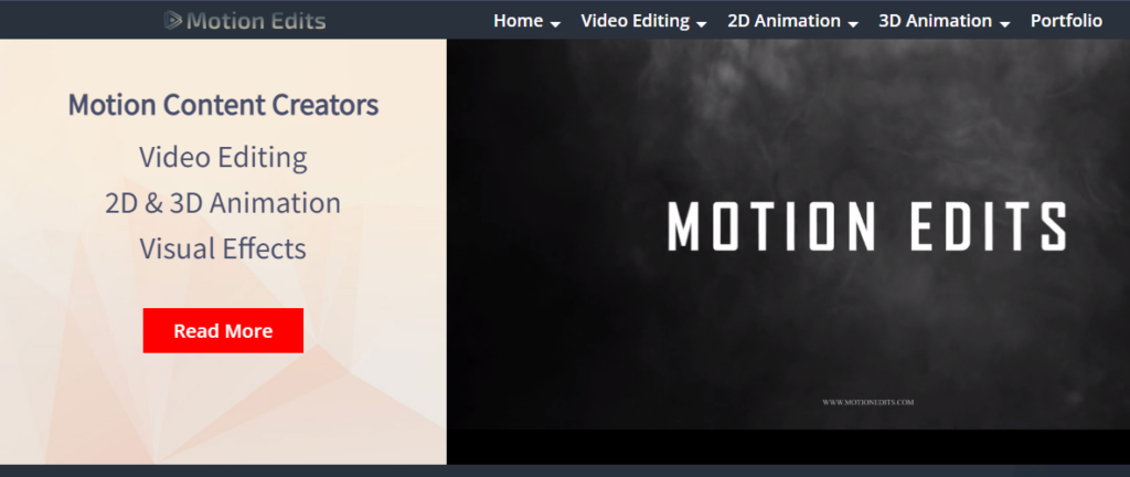 motion edits video editor