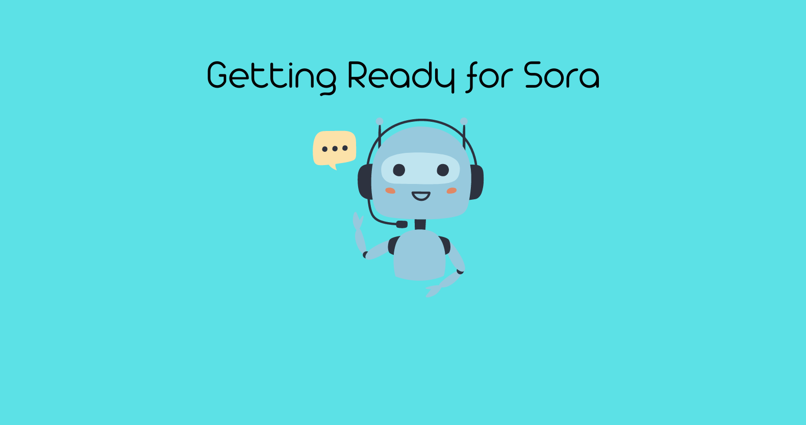 Getting Ready for Sora